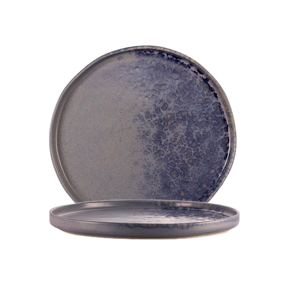 20,5 cm - Phobos Assiette Plate En Grès Ensemble 6 Pz