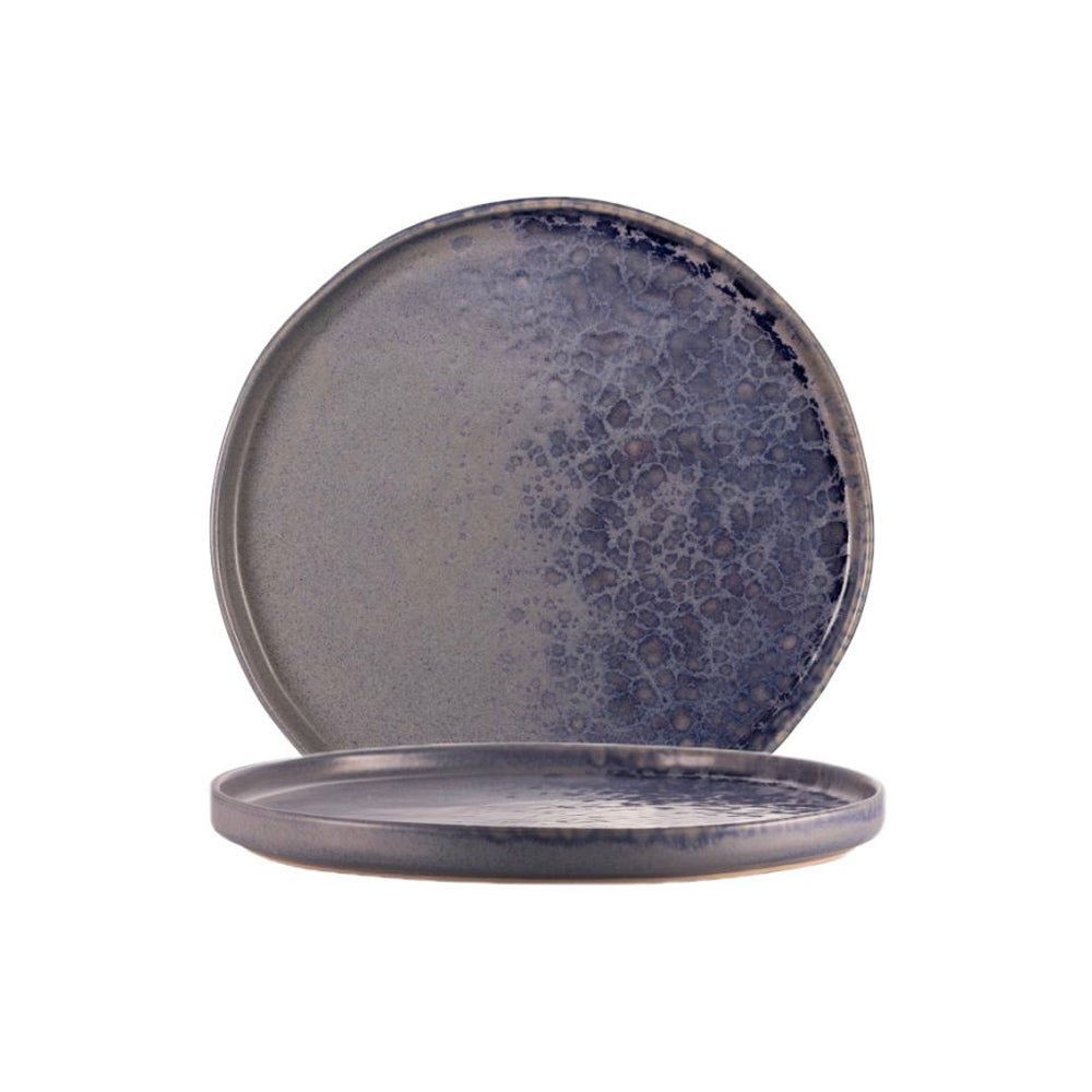 26,5 cm - Phobos Assiette Plate En Grès Ensemble 6 Pz