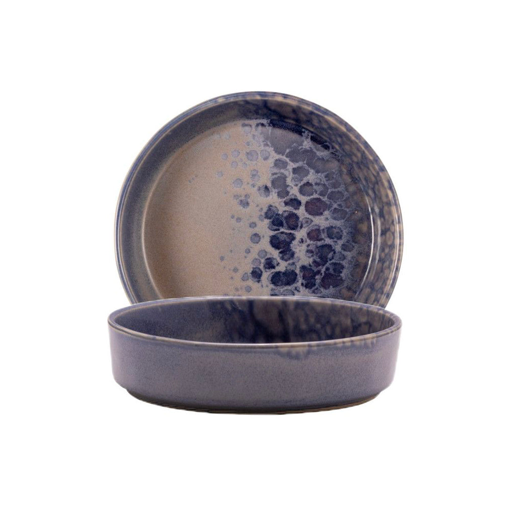 18 cm - Phobos Assiette Creuse En Grès Ensemble 6 Pz
