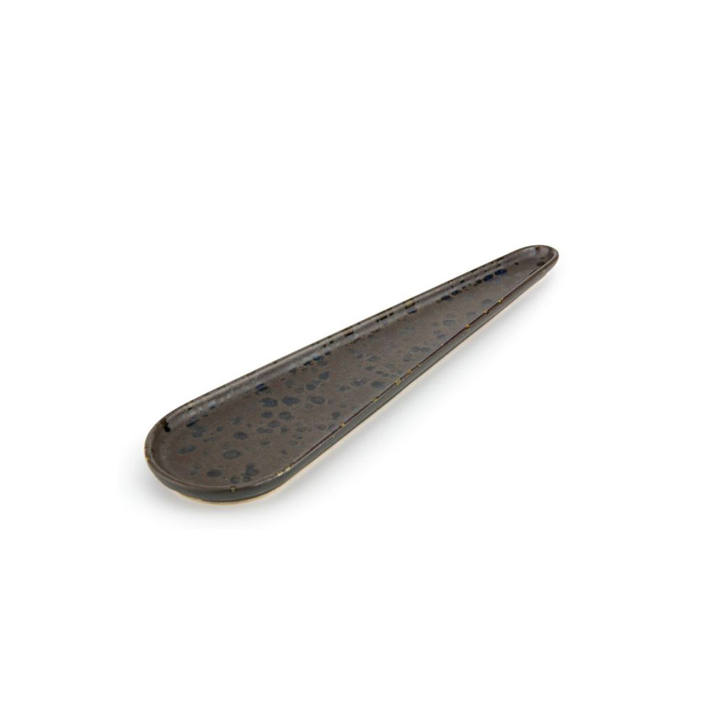 27.5x7 cm - Set de 6 Cuillères Finger Food en Grès Phobos