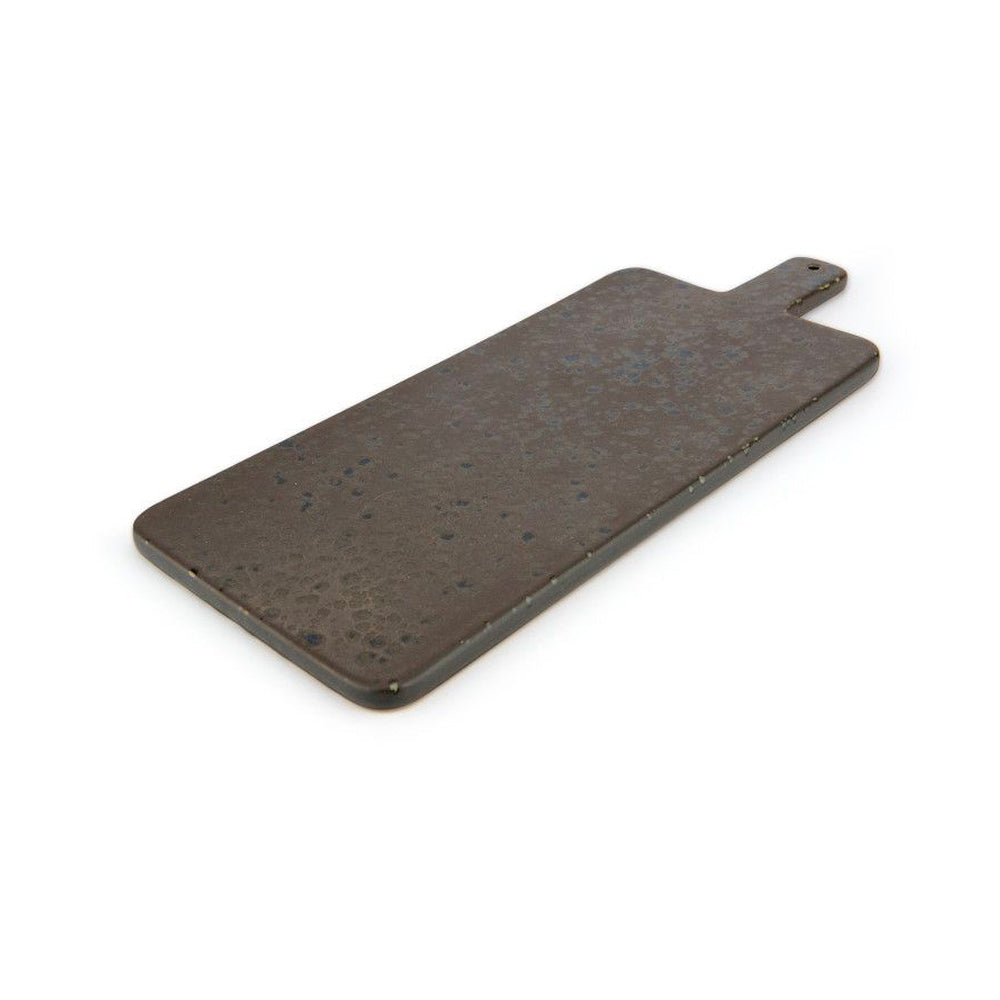 37x15.5 cm - Phobos Plateau Planche Rectangulaire En Grès Set 4 Pz