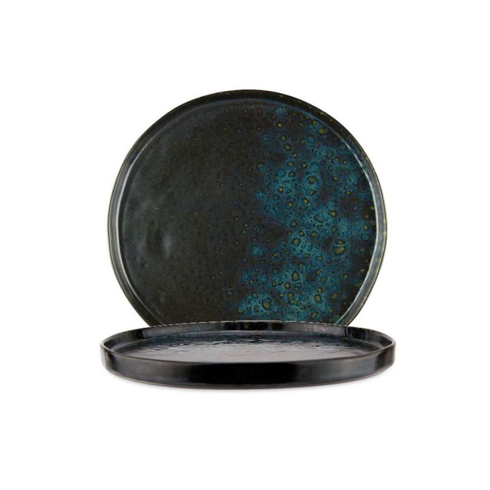 26,5 cm - Phobos Assiette Plate En Grès Ensemble 6 Pz