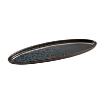 31x10 cm - Phobos Oval Tray in Stoneware Set 6 Pz