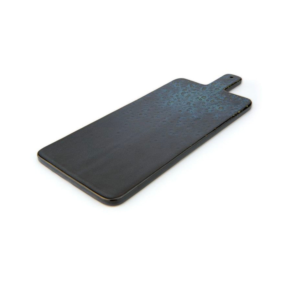 37x15.5 cm - Phobos Plateau Planche Rectangulaire En Grès Set 4 Pz