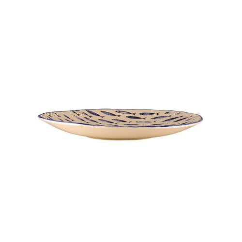 29 cm - Le Coq Thalassios Piatto Piano In Stoneware Set 6 Pz