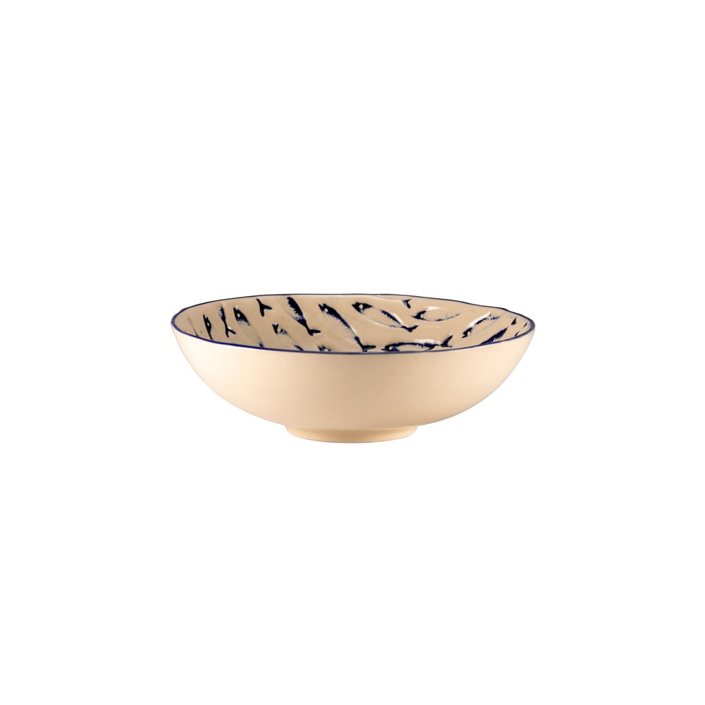 19 cm - Le Coq Thalassios Coppa Rotonda In Stoneware Set 6 Pz