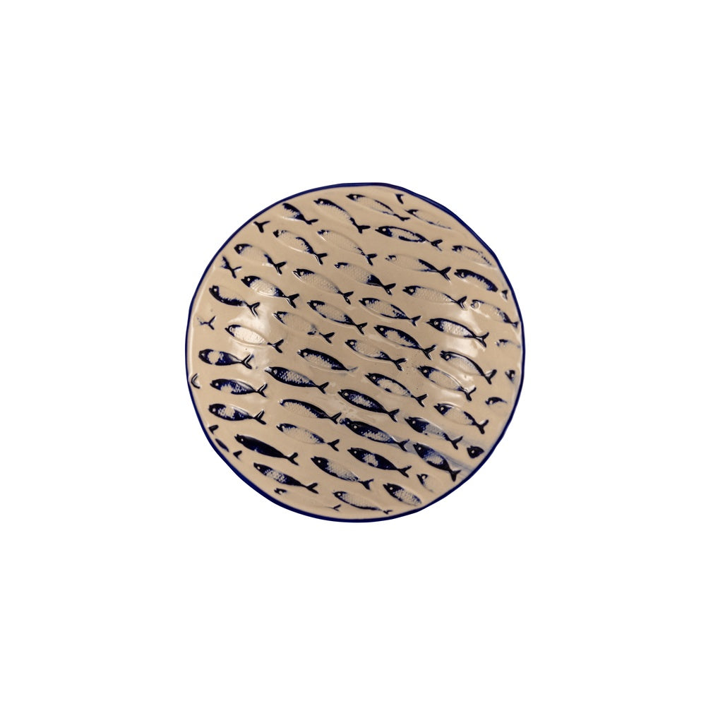 19 cm - Le Coq Thalassios Coppa Rotonda In Stoneware Set 6 Pz