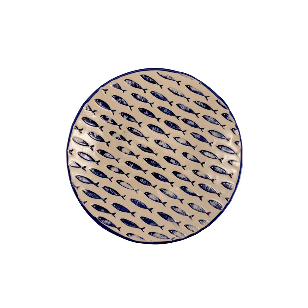 36 cm - Le Coq Thalassios Coppa Rotonda In Stoneware Set 2 Pz