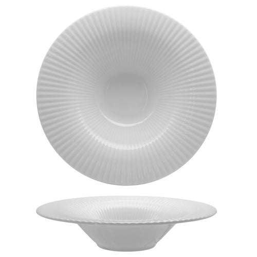 30 cm - Lubiana Daisy Jupiter Piatto Pasta In Porcellana - Set 6 Pz