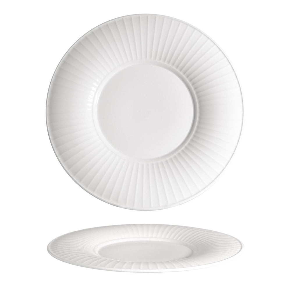 28.5 cm - Royal Porcelain Hampstead Piatto Piano Gourmet In Porcellana Maxadura