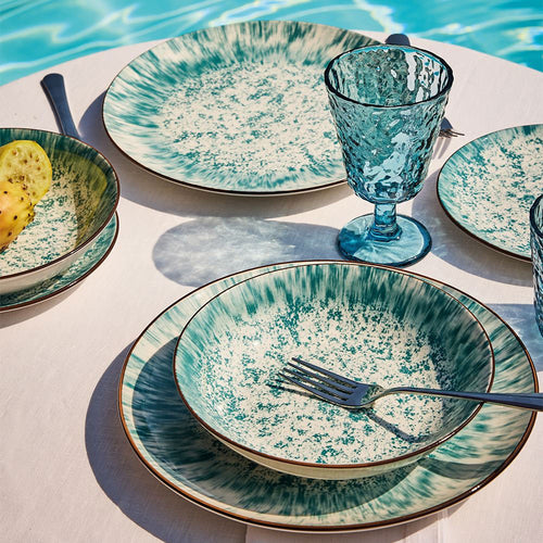 Madison Kalos Servizio Piatti Decorato In Porcellana Set 18 Pz