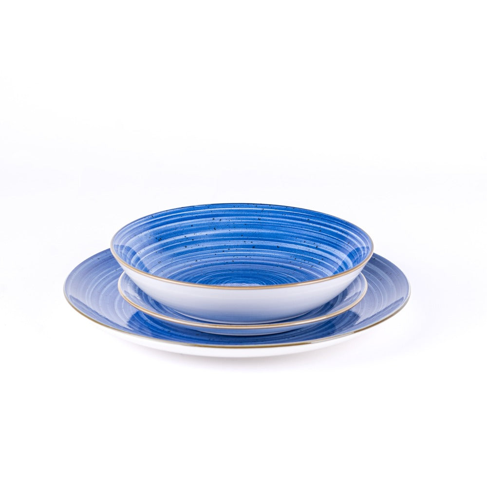 Madison Kaleido Porcelain Dinnerware Set - Set 18 Pieces