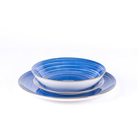 Madison Kaleido Porcelain Dinnerware Set - Set 18 Pieces