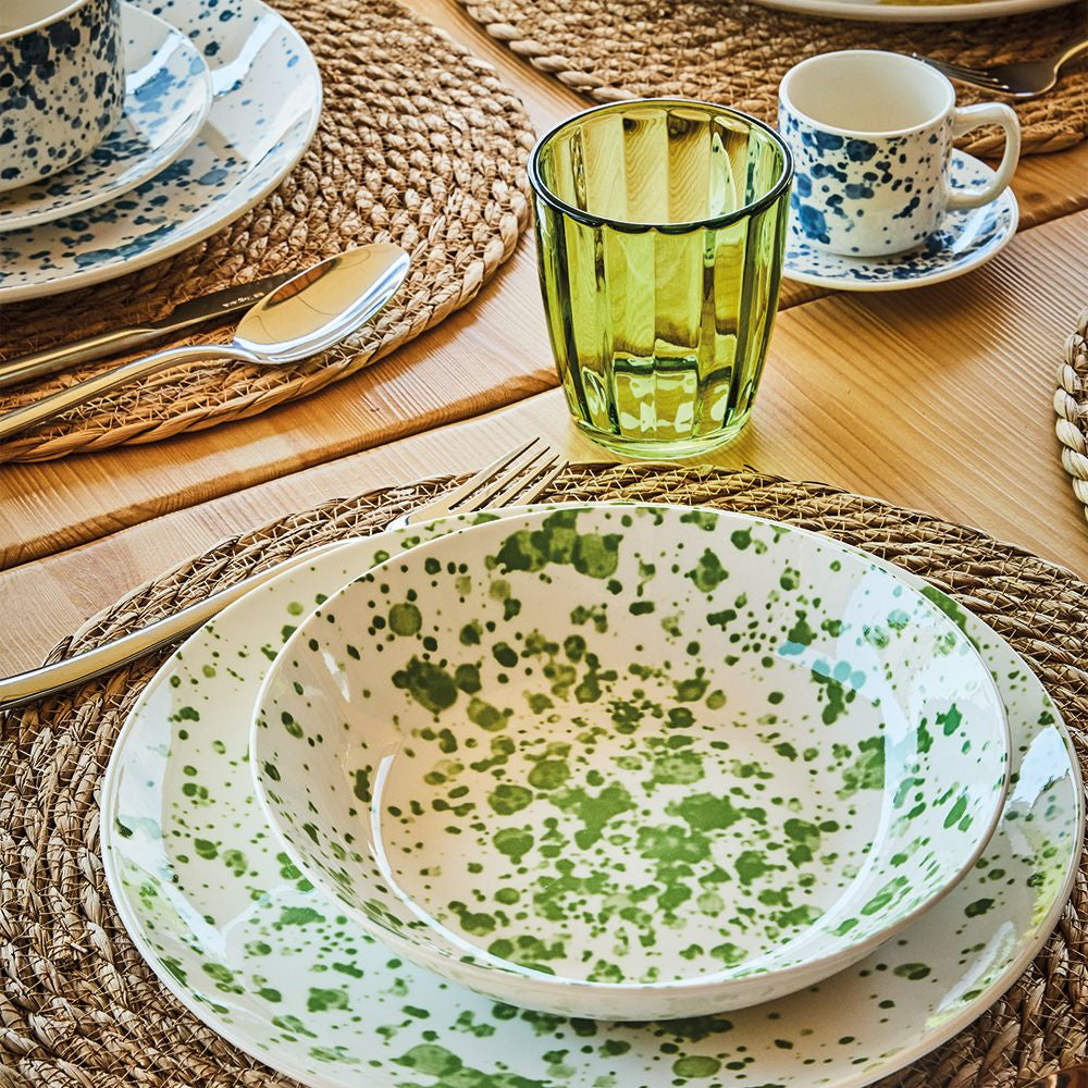 Madison Apulia Service de Vaisselle en Porcelaine Set 18 Pz