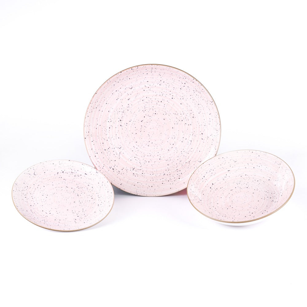 Metropolis Porcelain Dinnerware Set - Set 18 Pieces