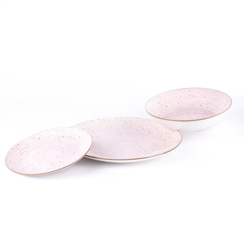 Metropolis Porcelain Dinnerware Set - Set 18 Pieces