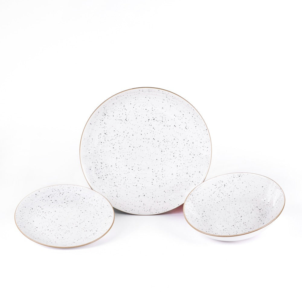 Metropolis Porcelain Dinnerware Set - Set 18 Pieces