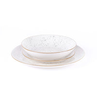 Metropolis Porcelain Dinnerware Set - Set 18 Pieces