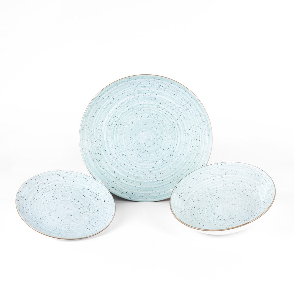 Metropolis Porcelain Dinnerware Set - Set 18 Pieces