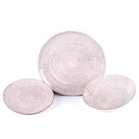 Metropolis Porcelain Dinnerware Set - Set 18 Pieces