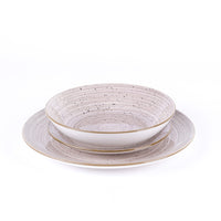 Metropolis Porcelain Dinnerware Set - Set 18 Pieces