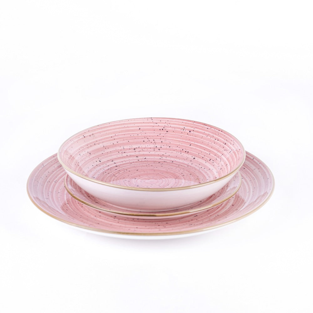 Metropolis Porcelain Dinnerware Set - Set 18 Pieces