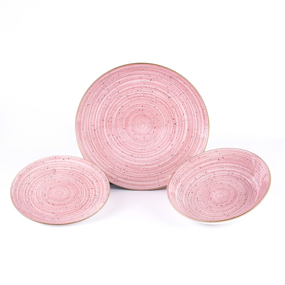 Metropolis Porcelain Dinnerware Set - Set 18 Pieces