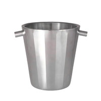 Ø19.5 x H.22 cm - Portofino Double Wall Secchiello Portabottiglie In Acciaio Satinato
