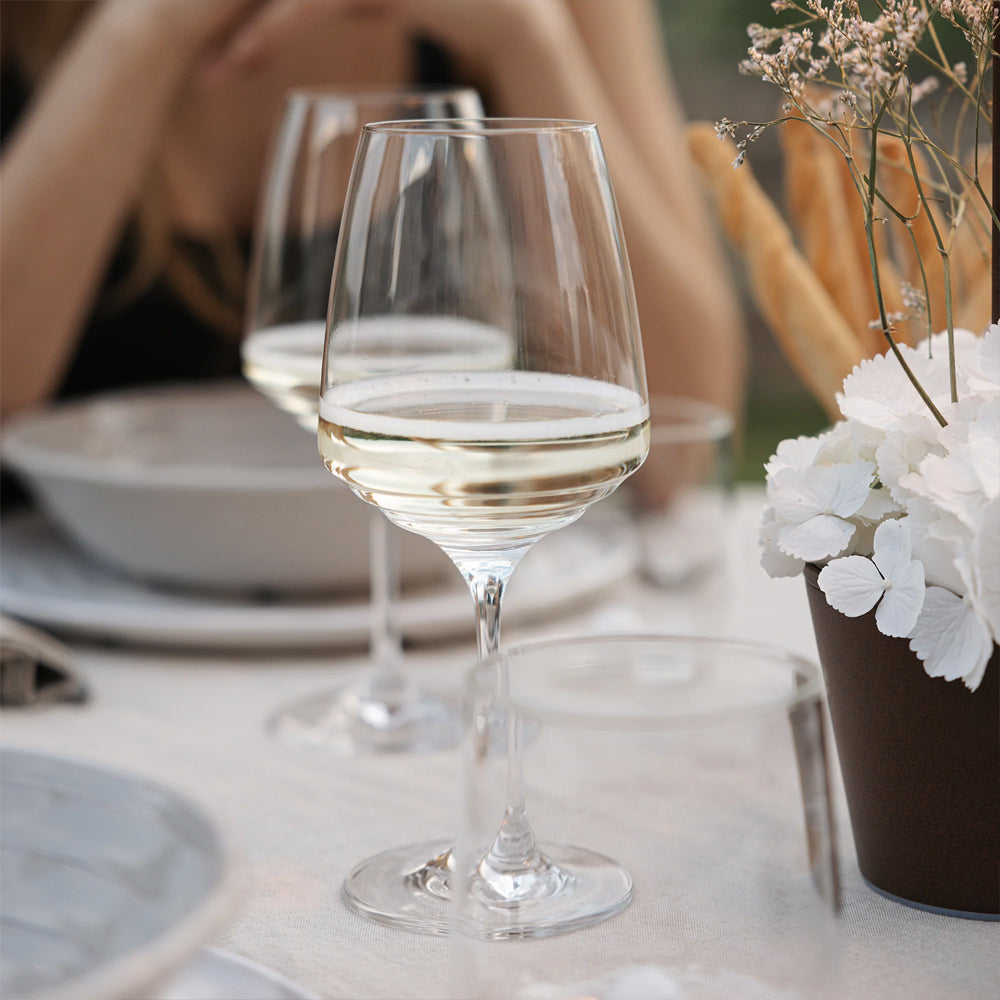 45 cl - Zafferano Esperienze Calice Vino Bianco In Vetro - Set 2 Pz