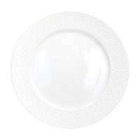 27.5 cm - Tognana Margaret Piatto Piano Con Bordo in Rielievo In Porcellana Set 6 Pz