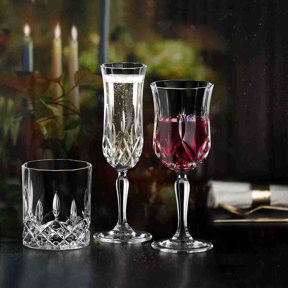 RCR Opera glass water goblet set of 6 pieces