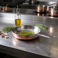 Copper4 Low Frying Pan Induction With Handle