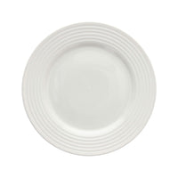 Polis Rings White Porcelain Dinnerware Set - 18-Piece Set