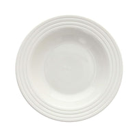 Polis Rings White Porcelain Dinnerware Set - 18-Piece Set