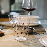 45 cl - Party Bicchiere Bibita Pallini Colorati in Vetro Borosilicato - Set 6 Pezzi