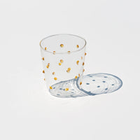45 cl - Party Bicchiere Bibita Pallini Colorati in Vetro Borosilicato - Set 6 Pezzi