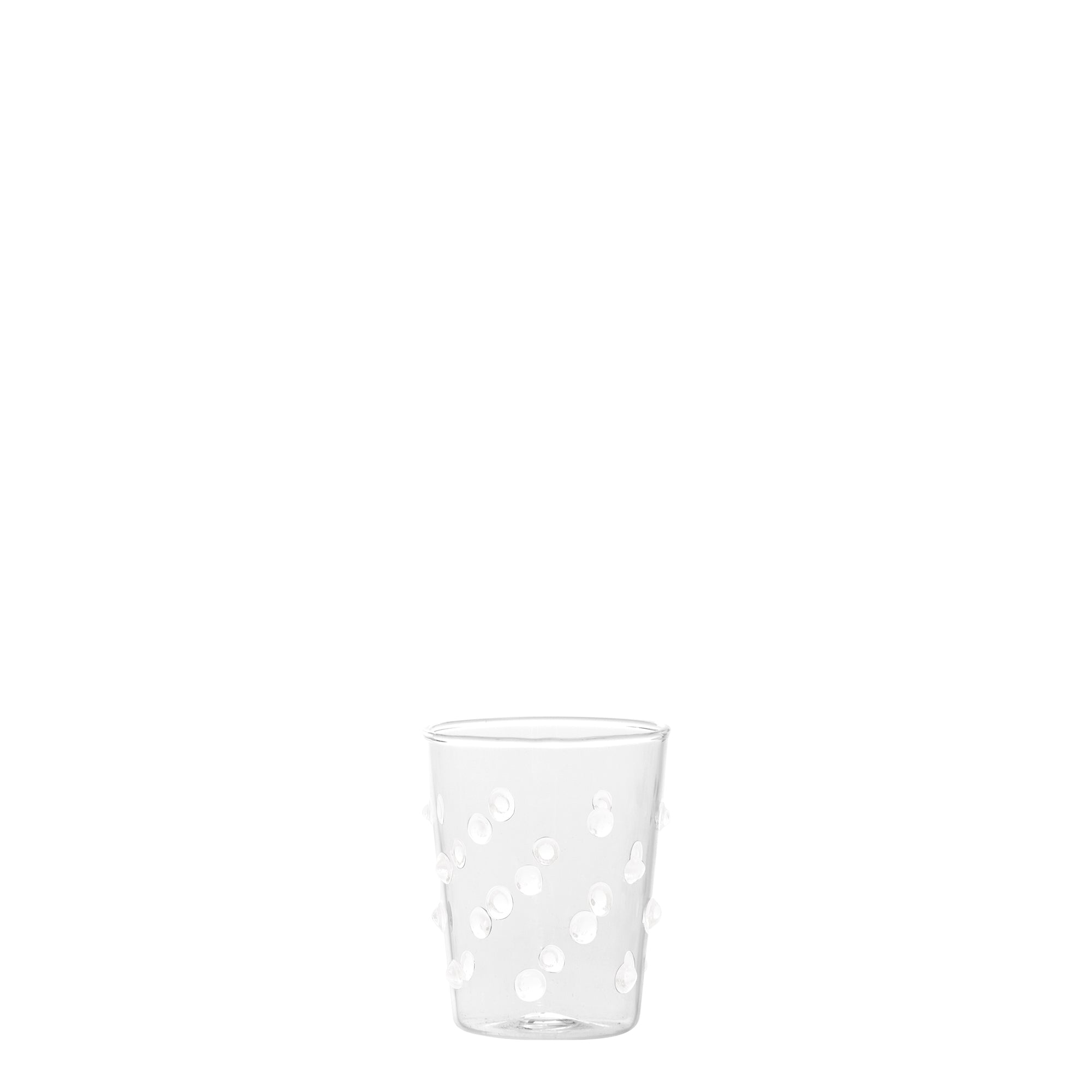 9.5 cl - Zafferano Party Junior Bicchiere Liquore Caffè Fatto a Mano In Vetro Borosilicato Set 6 Pz