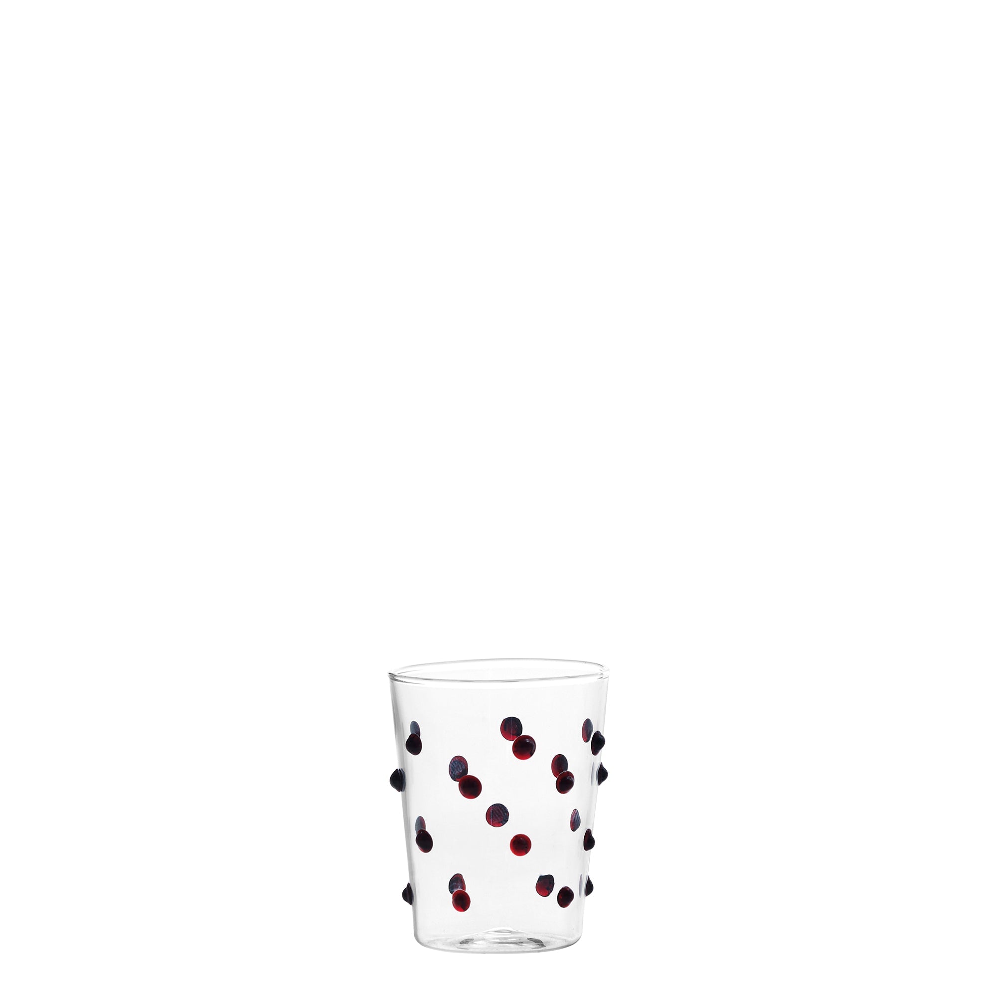 9.5 cl - Zafferano Party Junior Bicchiere Liquore Caffè Fatto a Mano In Vetro Borosilicato Set 6 Pz