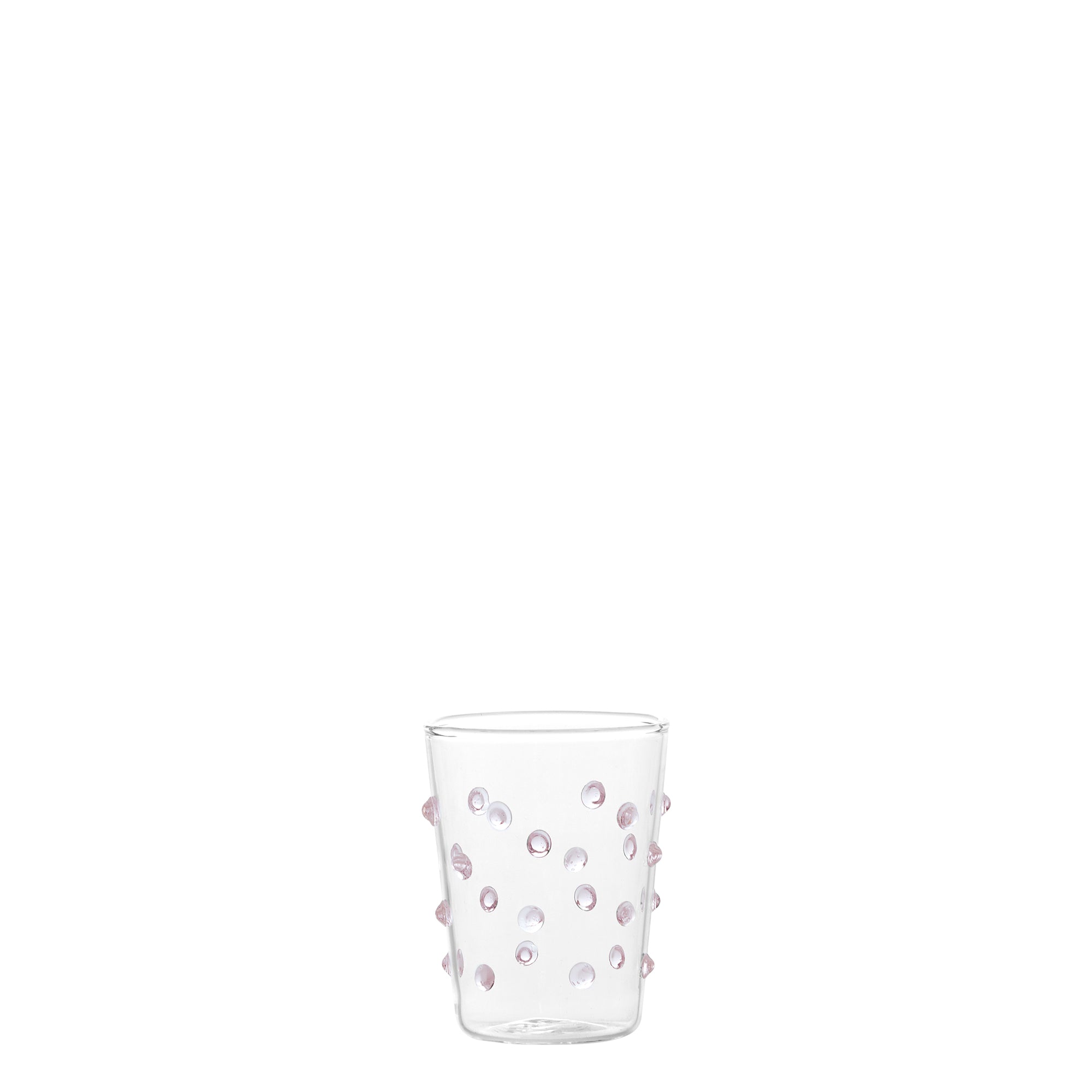 9.5 cl - Zafferano Party Junior Bicchiere Liquore Caffè Fatto a Mano In Vetro Borosilicato Set 6 Pz