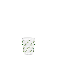 9.5 cl - Zafferano Party Junior Bicchiere Liquore Caffè Fatto a Mano In Vetro Borosilicato Set 6 Pz