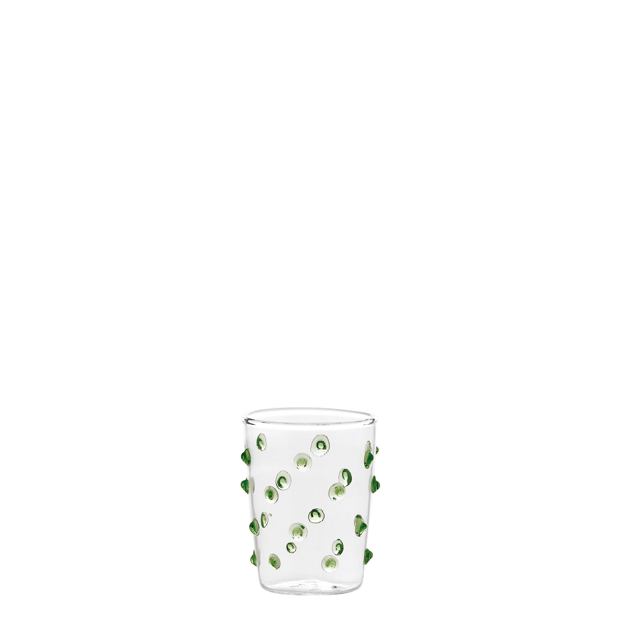 9.5 cl - Zafferano Party Junior Bicchiere Liquore Caffè Fatto a Mano In Vetro Borosilicato Set 6 Pz