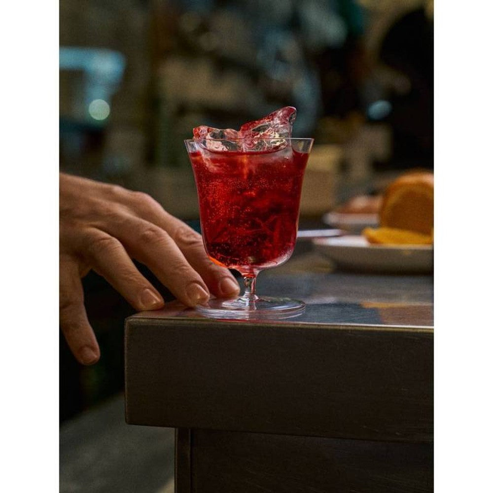 21.8 cl - Italesse Roxy Bar Punch Calice Cocktail Soffiato a Bocca In Vetro  - Set 6 Pz