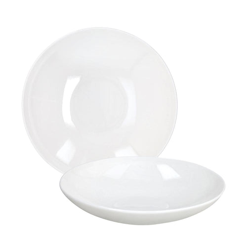 24 cm - Tognana Silk Piatto Fondo In Porcellana Bone China Set 6 Pz