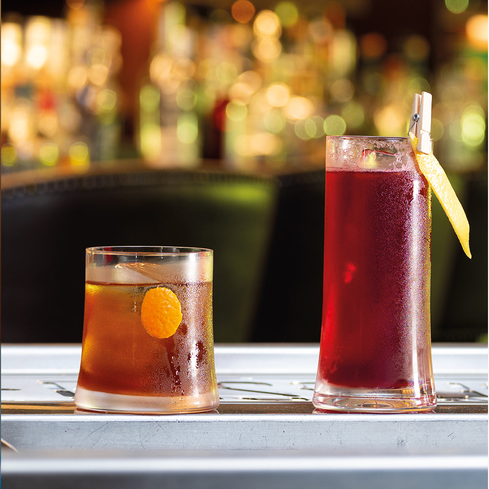 37.5 cl - Zafferano Sam Bicchiere Cocktail Highball In Vetro Set 4 Pz