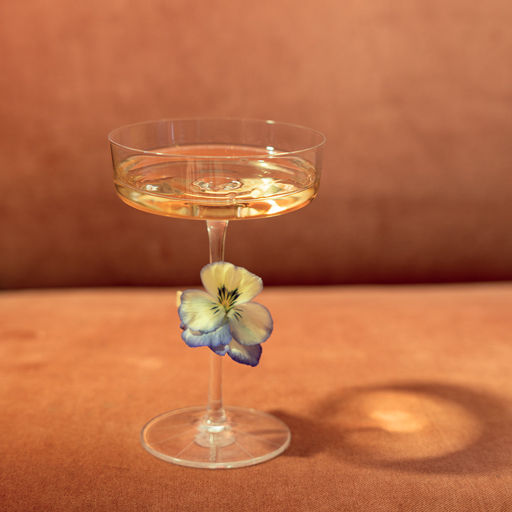 16 cl - Zafferano Sam Calice Cocktail Martini In Vetro Set 4 Pz