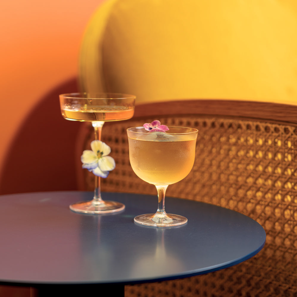 23 cl - Zafferano Sam Calice Cocktail FIzz In Vetro Set 4 Pz