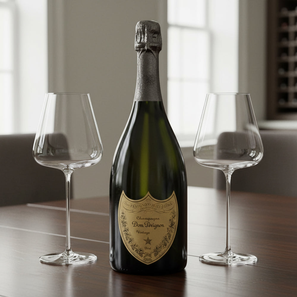 Flute Glass Set + Dom Pérignon