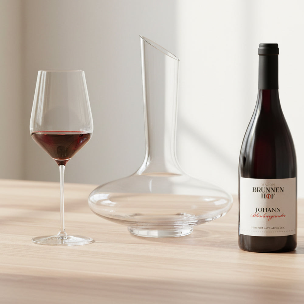 Set Starlight Copa + Johann Blauburgunder Tenuta Brunnenhof + Atelier Decanter