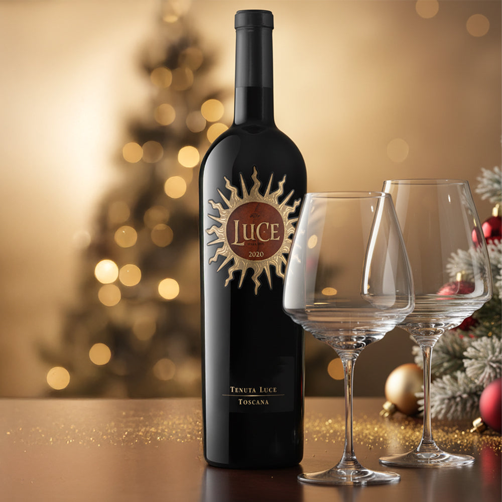 LUCE 2020 Toscana IGT + 2 Zafferano Nuove Esperienze Calici Vino Rosso 80 Cl