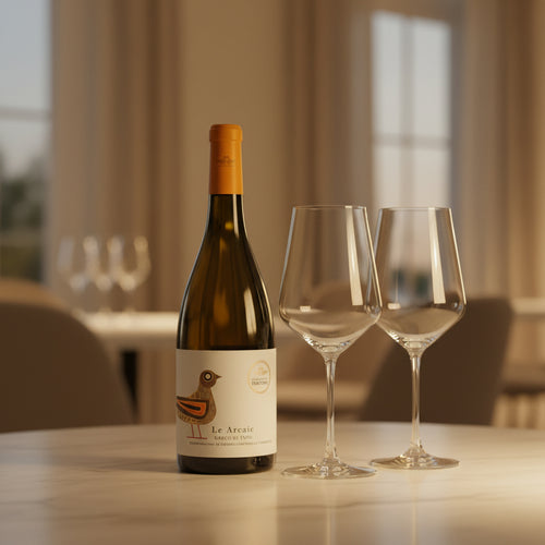 Greco di Tufo DOCG 2024 Le Arcaie Passo delle Tortore + 6 Harmony White Wine Glasses 34.7 cl